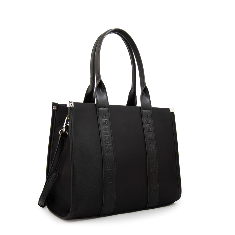 Cartera tote magdalena grande negro