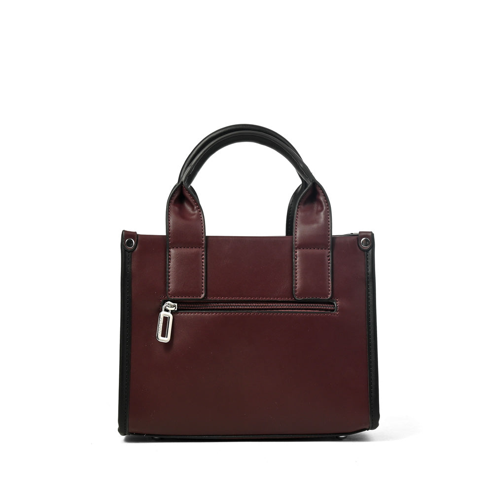 Cartera bandolera magdalena grande burdeo