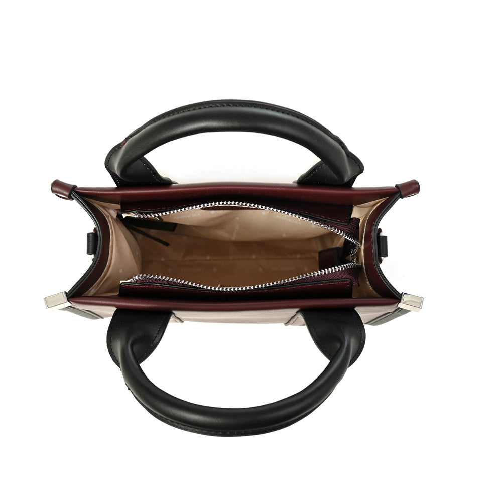 Cartera bandolera magdalena grande burdeo
