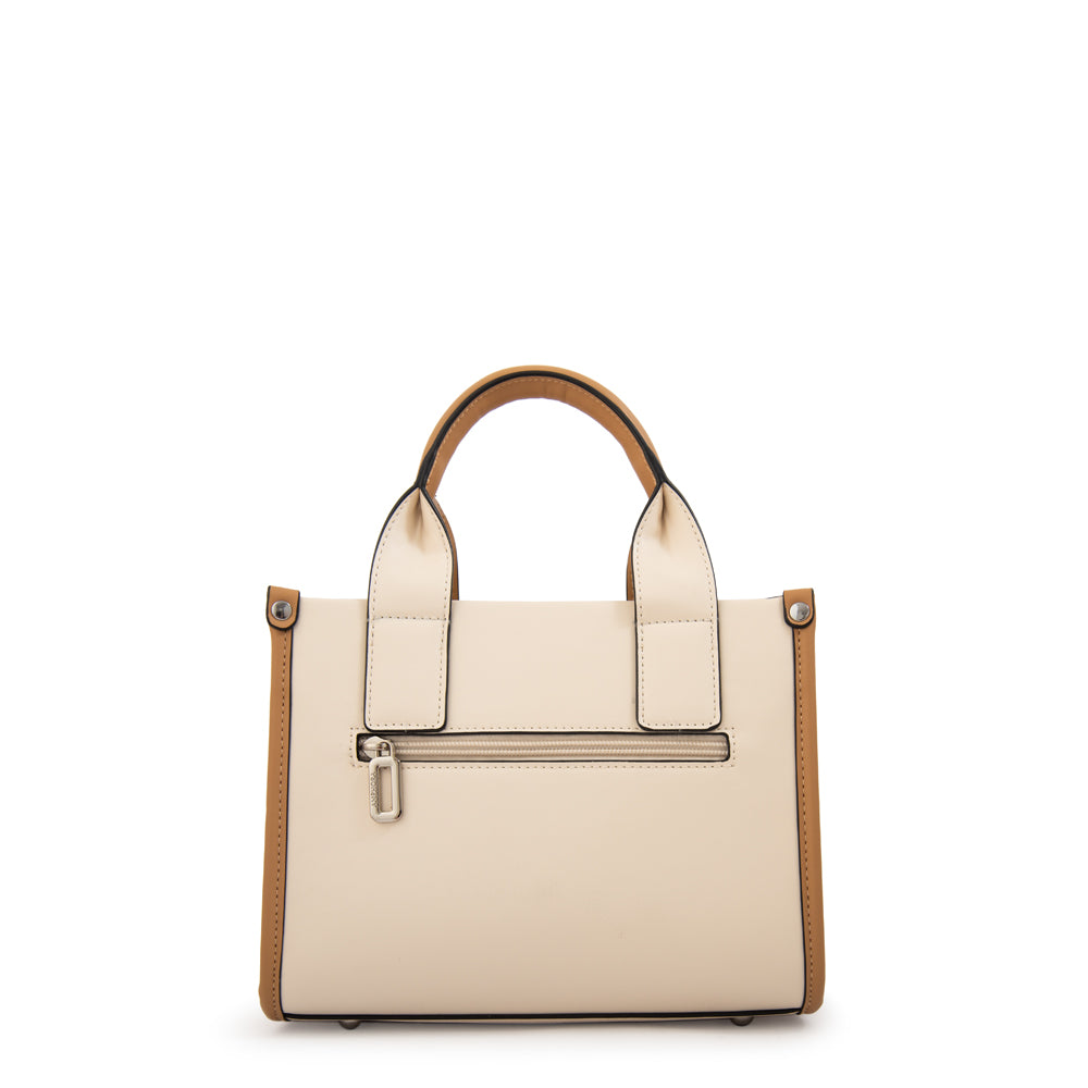 Cartera bandolera magdalena grande blanco crudo