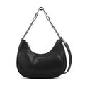 Cartera corte oval vanity pequeña negro