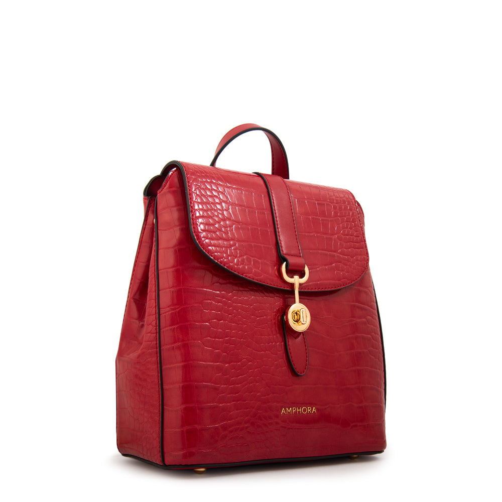 Mochila jenny mediana rojo