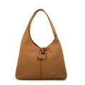 Cartera corte oval coria grande camel