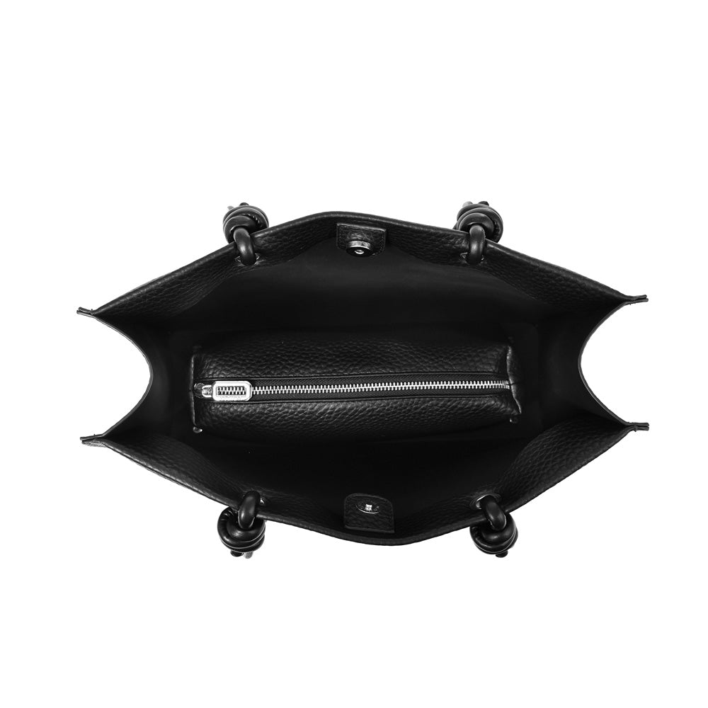 Cartera tote rose grande negro