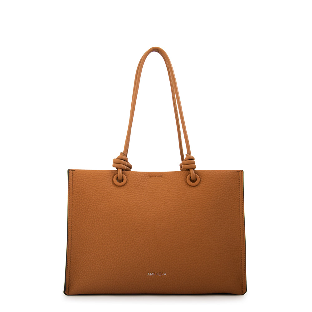 Cartera tote rose grande camel