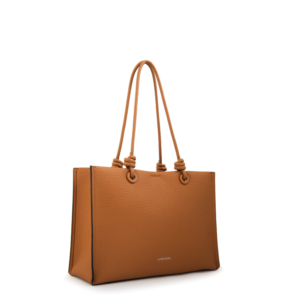 Cartera tote rose grande camel
