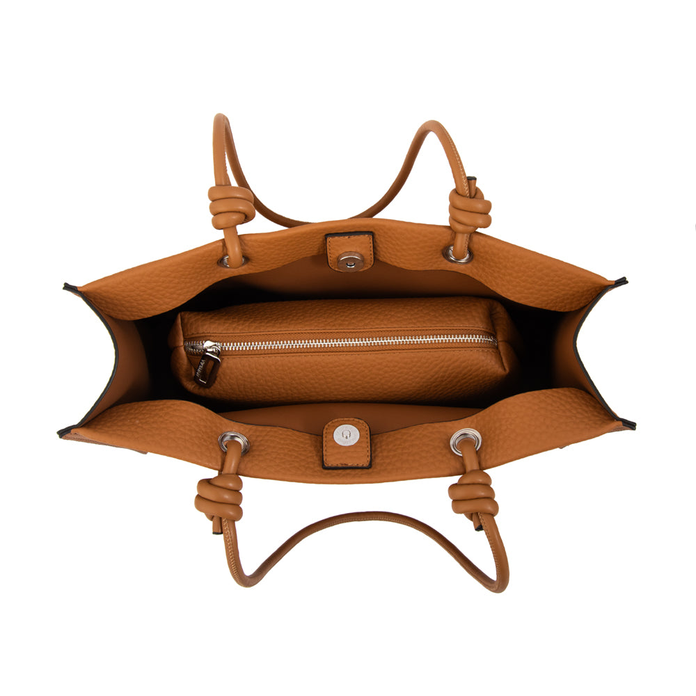 Cartera tote rose grande camel