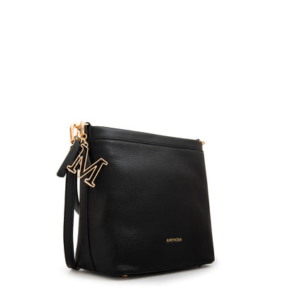 Cartera bandolera alegra grande negro