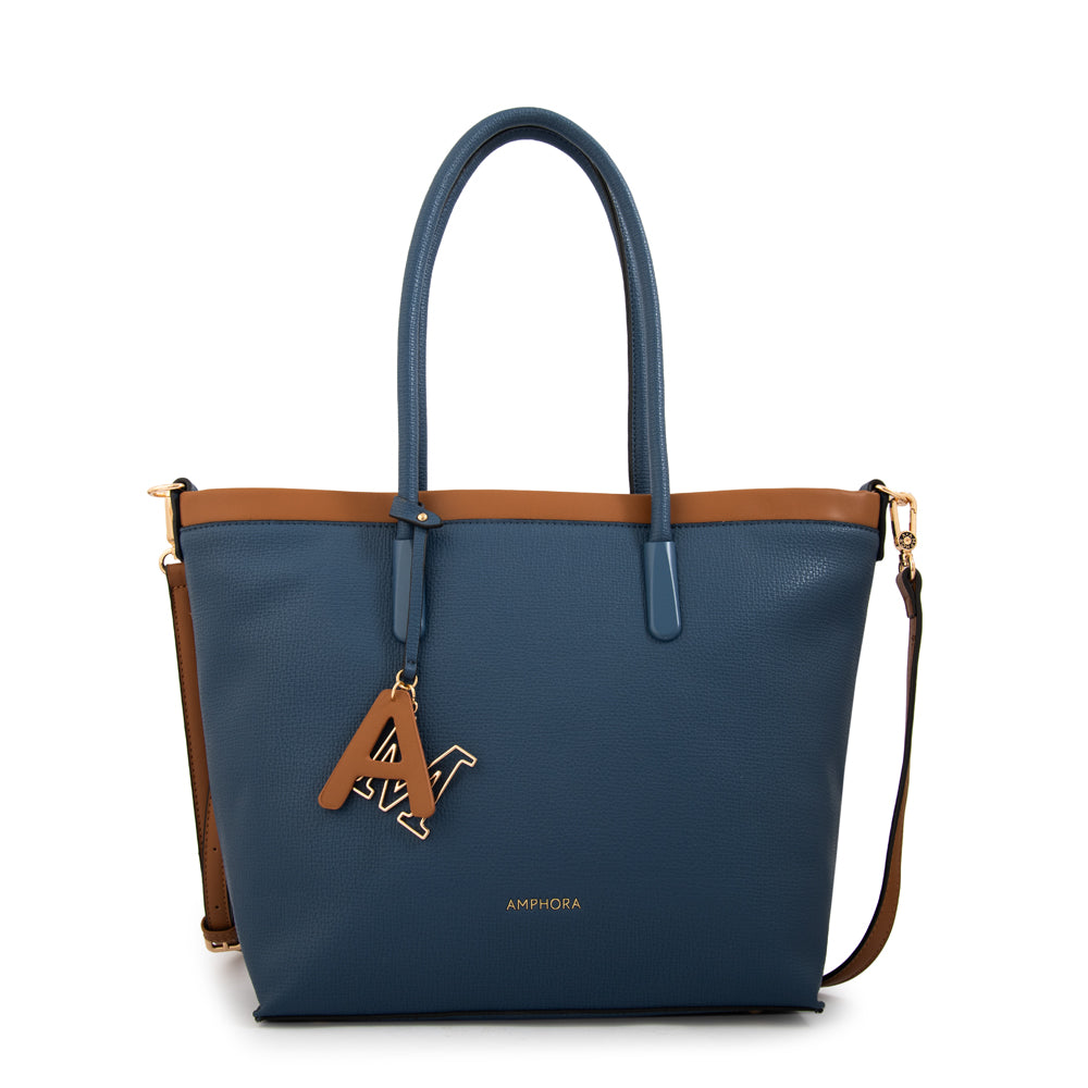 Cartera tote alegra grande azul