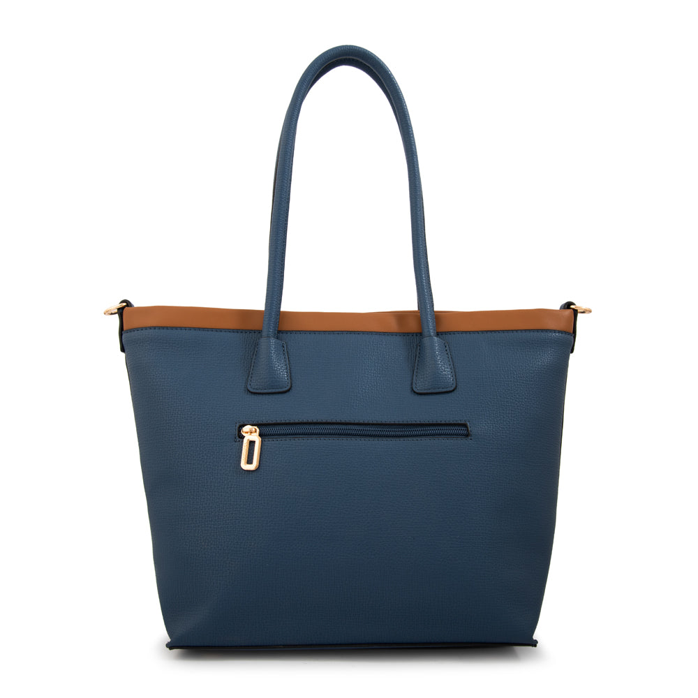 Cartera tote alegra grande azul