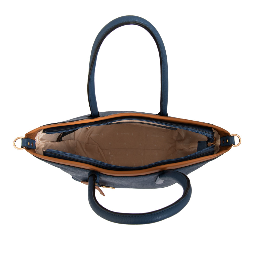 Cartera tote alegra grande azul