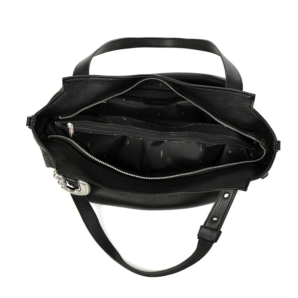 Cartera tote valeria grande negro