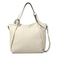 Cartera tote valeria grande blanco crudo
