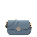 Cartera bandolera con tapa vania pequeña denim