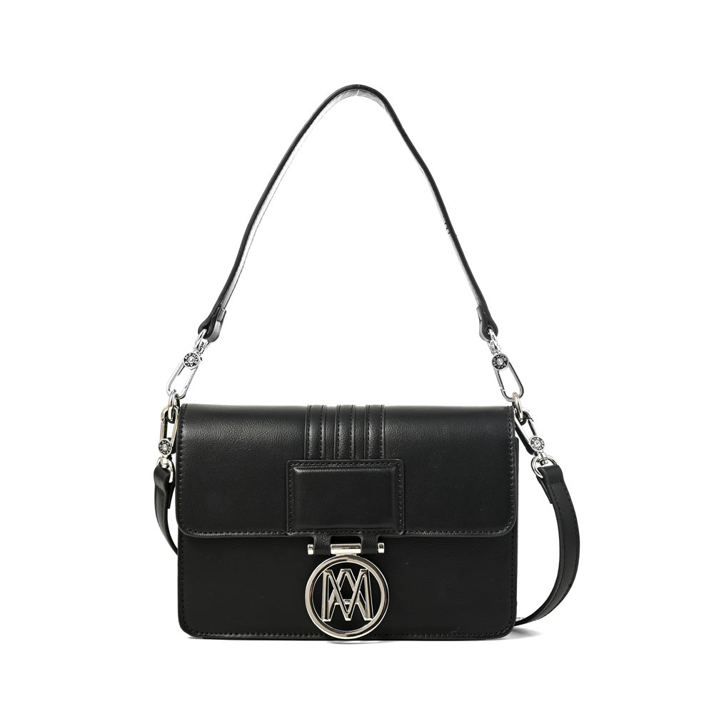Cartera bandolera amanda mediana negro