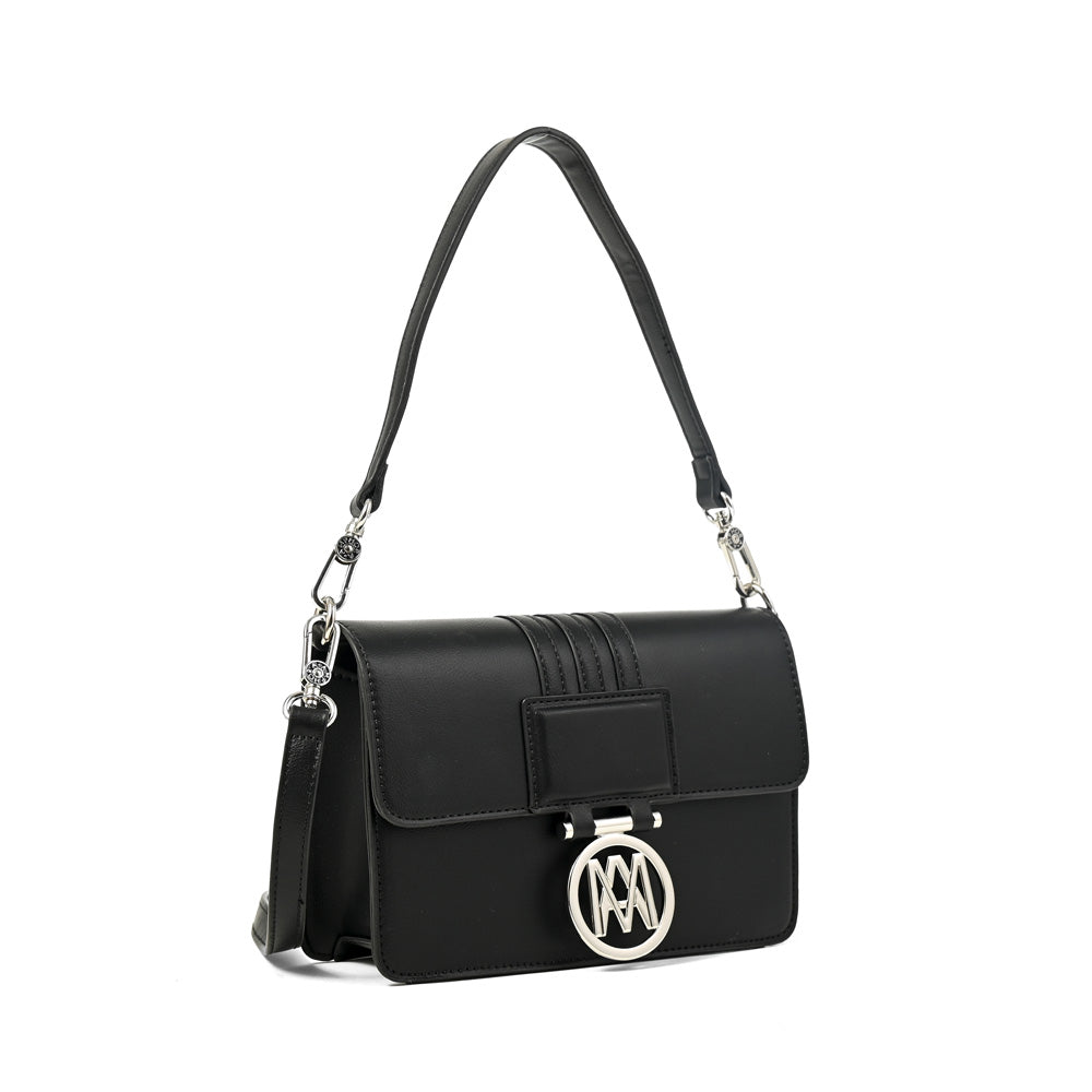 Cartera bandolera amanda mediana negro