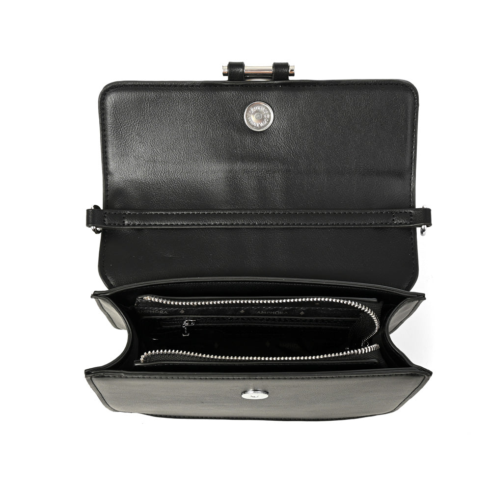 Cartera bandolera amanda mediana negro