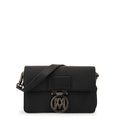 Cartera bandolera con tapa amanda pequeña negro