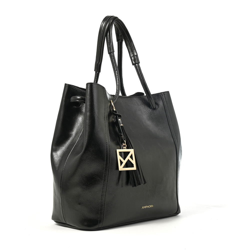 Cartera tote margaret grande negro