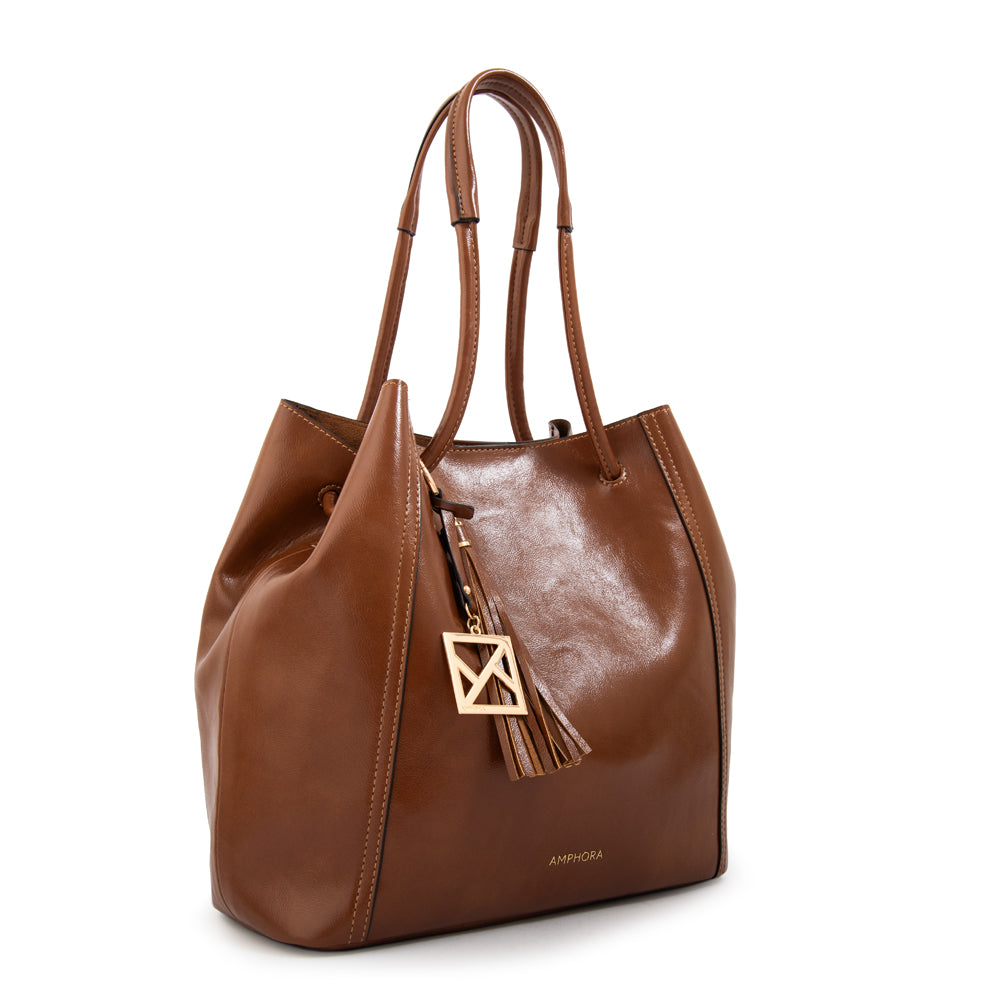 Cartera tote margaret grande café