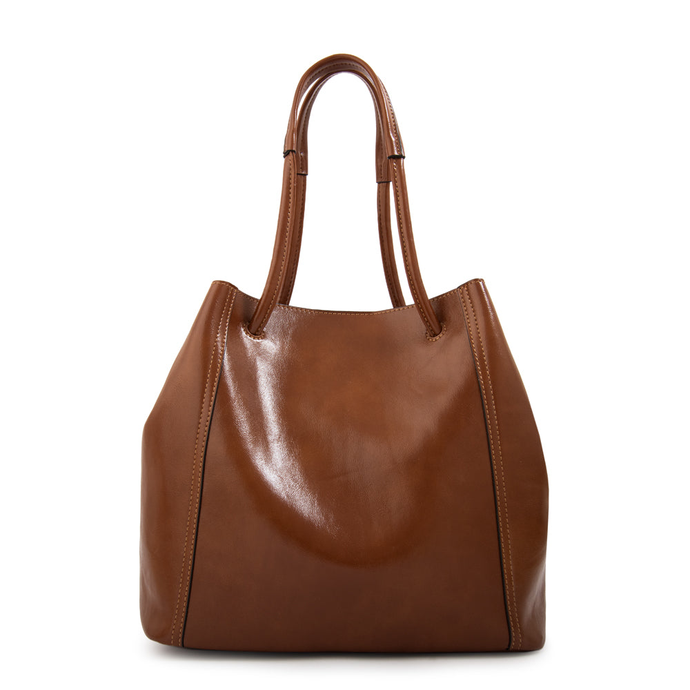 Cartera tote margaret grande café