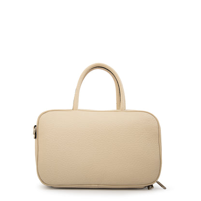 Cartera bandolera hilda mediana blanco crudo