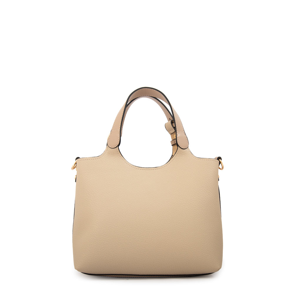 Cartera bandolera margot mediana beige