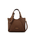 Cartera bandolera margot mediana café oscuro