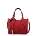 Cartera bandolera margot mediana rojo oscuro