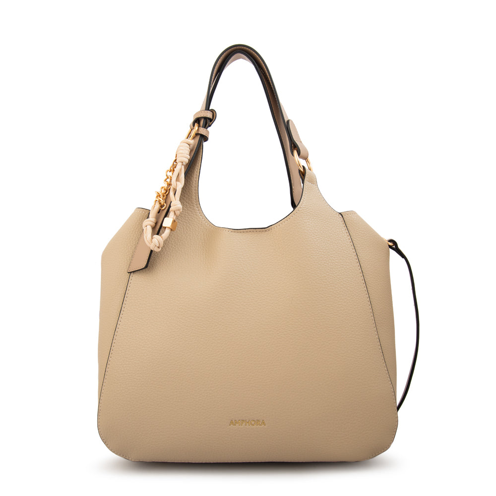 Cartera tote margot grande beige