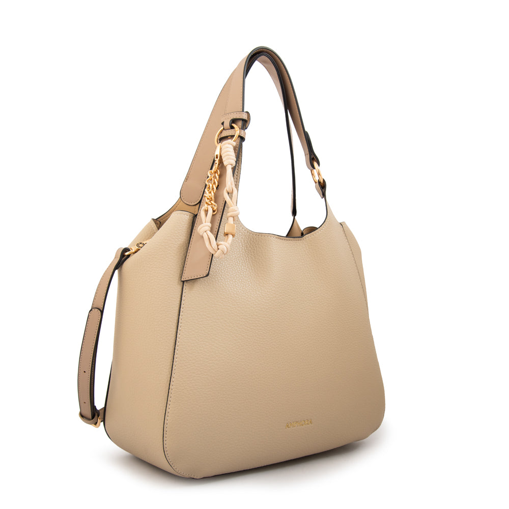 Cartera tote margot grande beige
