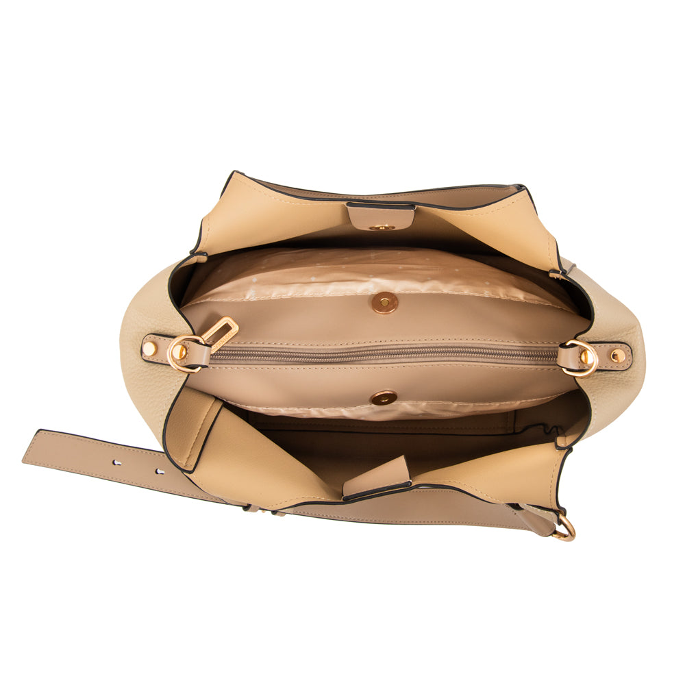 Cartera tote margot grande beige