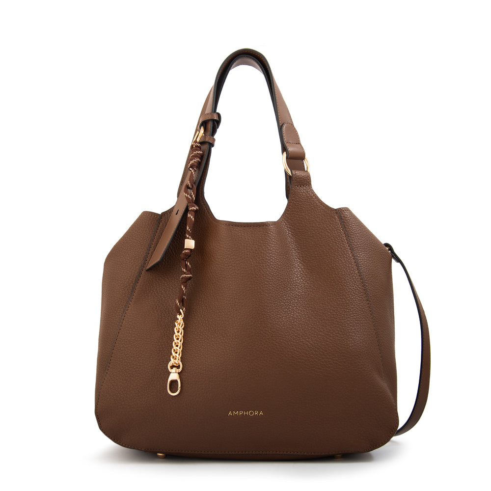 Cartera tote margot grande café oscuro