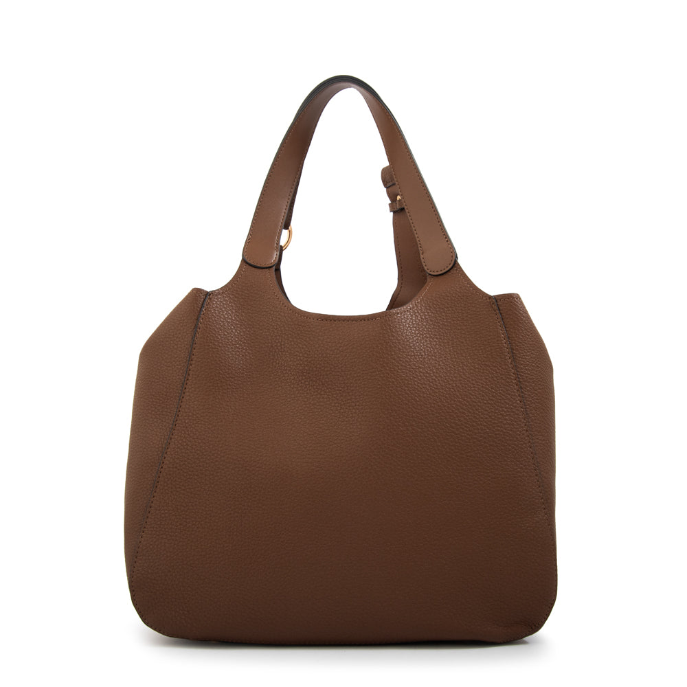 Cartera tote margot grande café oscuro