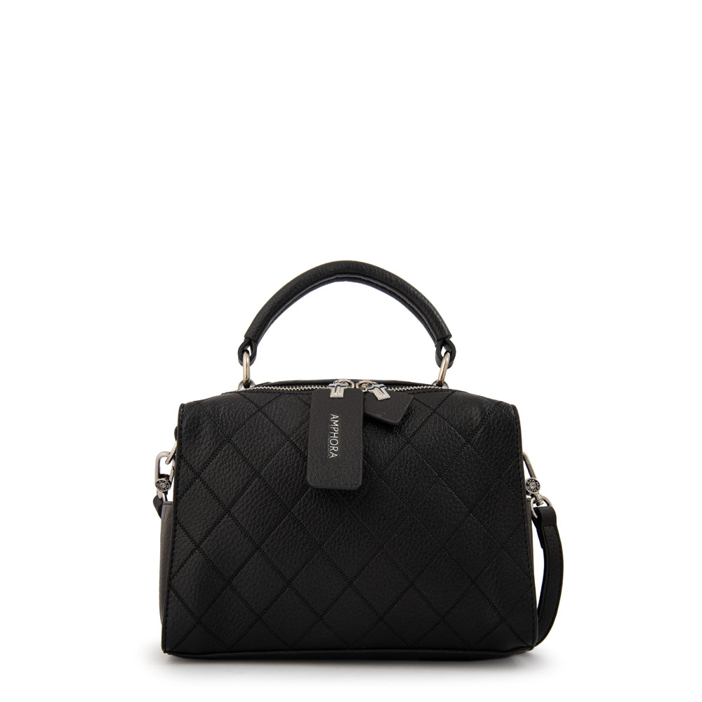 Cartera tote baul damaris mediana negro