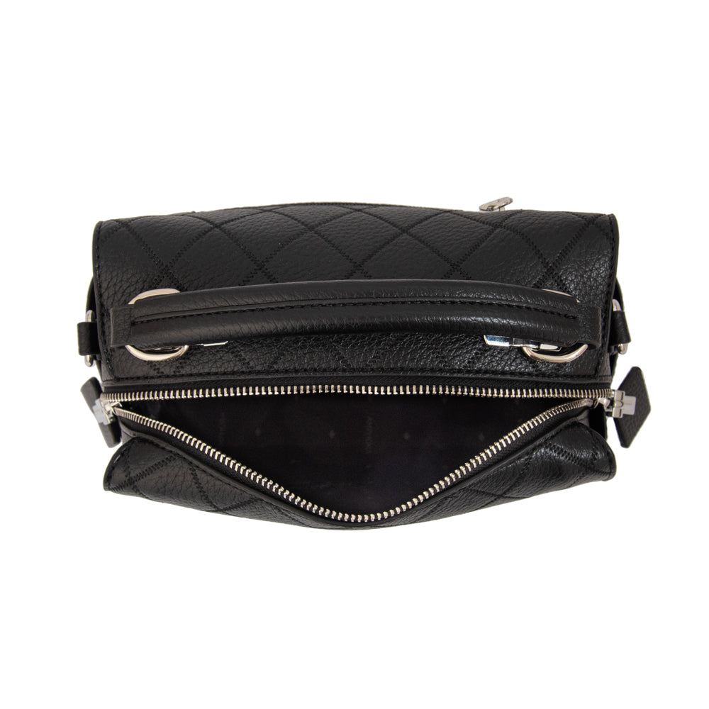 Cartera tote baul damaris mediana negro