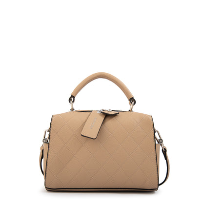 Cartera tote baul damaris mediana beige
