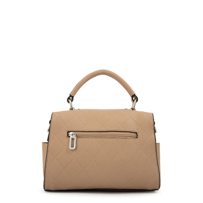 Cartera tote baul damaris mediana beige