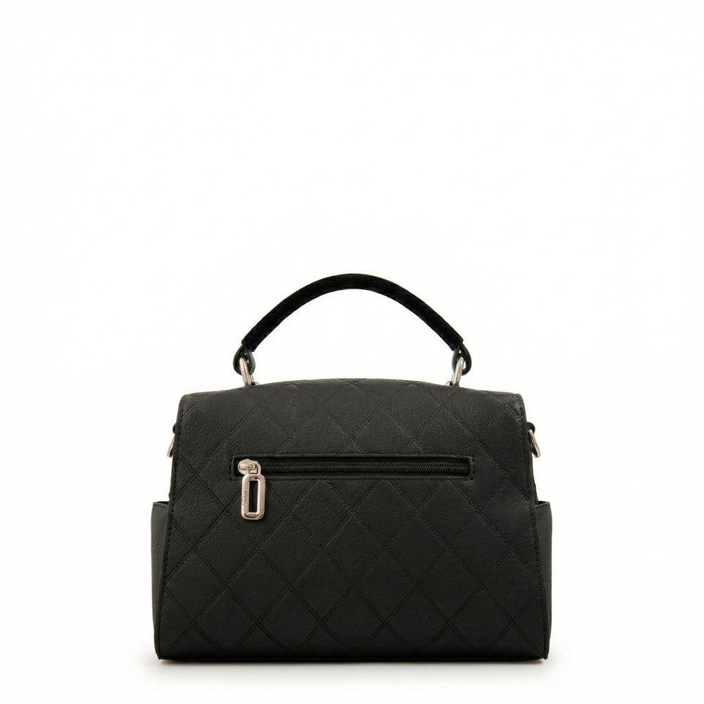Cartera tote baul damaris mediana negro