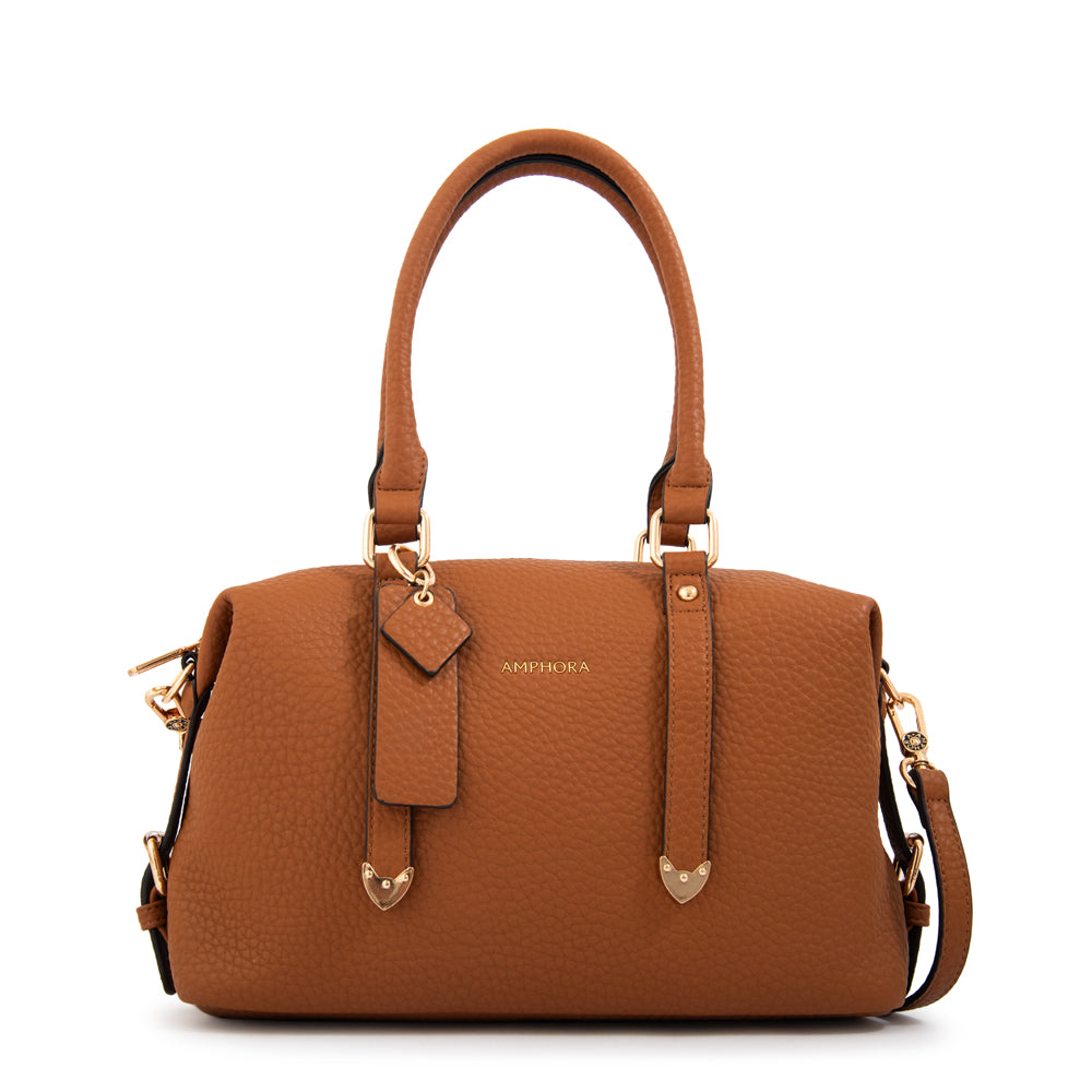 Cartera tote baul geraldine mediana camel