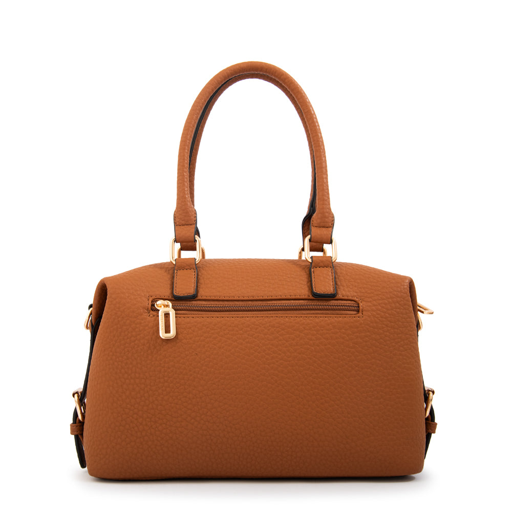 Cartera tote baul geraldine mediana camel