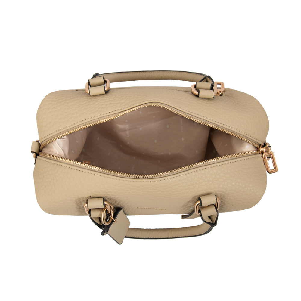 Cartera tote baul geraldine mediana blanco crudo
