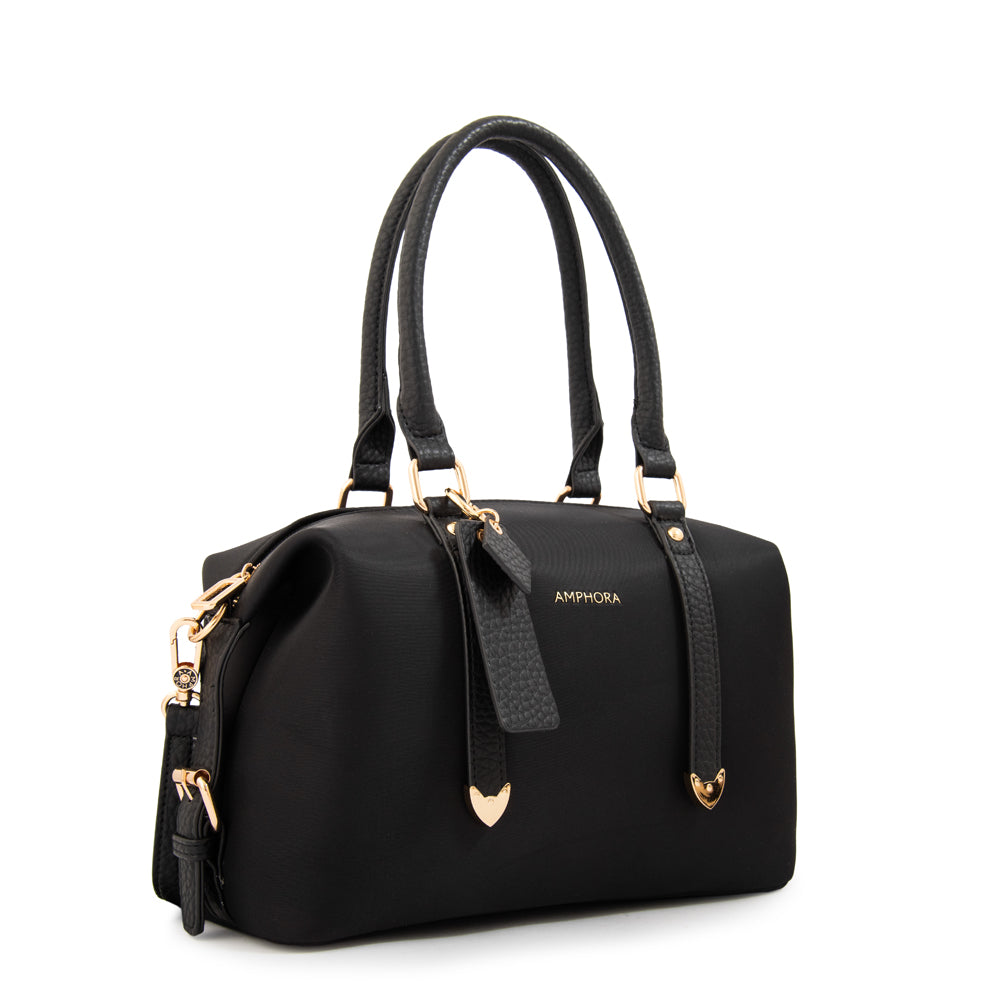Cartera tote baul geraldine mediana negro