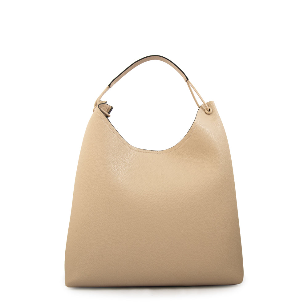 Cartera corte recto maida grande beige