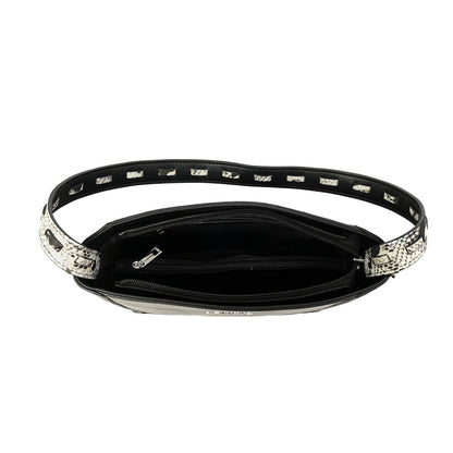 Cartera corte recto edith mediana negro