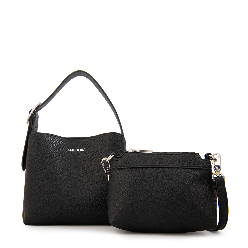 Cartera bandolera dominga mediana negro