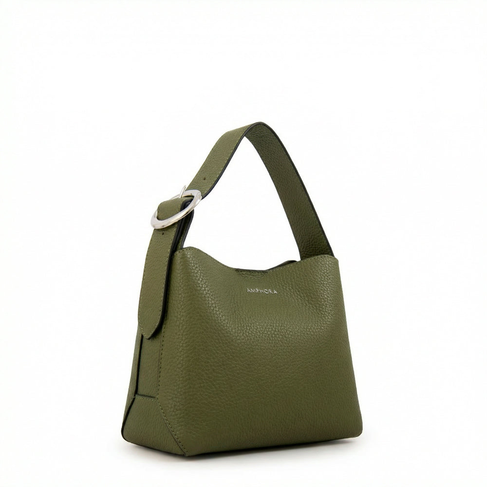 Cartera bandolera dominga mediana verde oliva