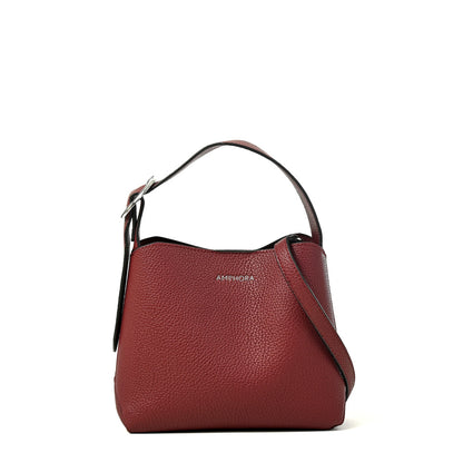 Cartera bandolera dominga mediana burdeo