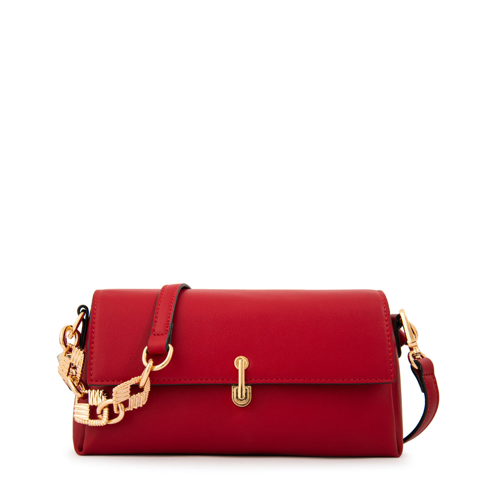 Cartera bandolera con tapa cristal pequeña