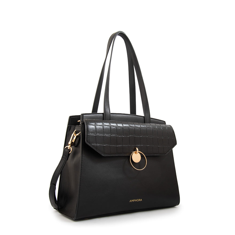 Cartera tote maggie negro